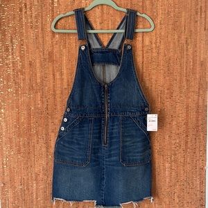 Denim Overall dress. FALL look!